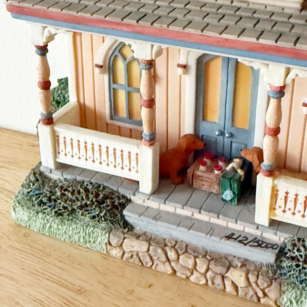 Brian Baker Martha’s Vineyard Cottage Wall Mantel Sculpture Hand Painted Vintage - Picture 7 of 16